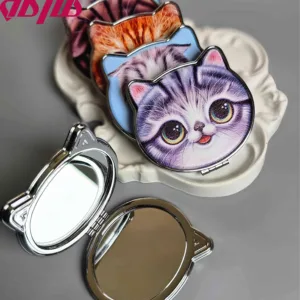 آینه جیبی طرح گربه